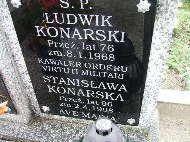 Stanisława Konarska Kalisz św. Józefa Tyniecki 0302 - Grobonet - Wyszukiwarka osób pochowanych