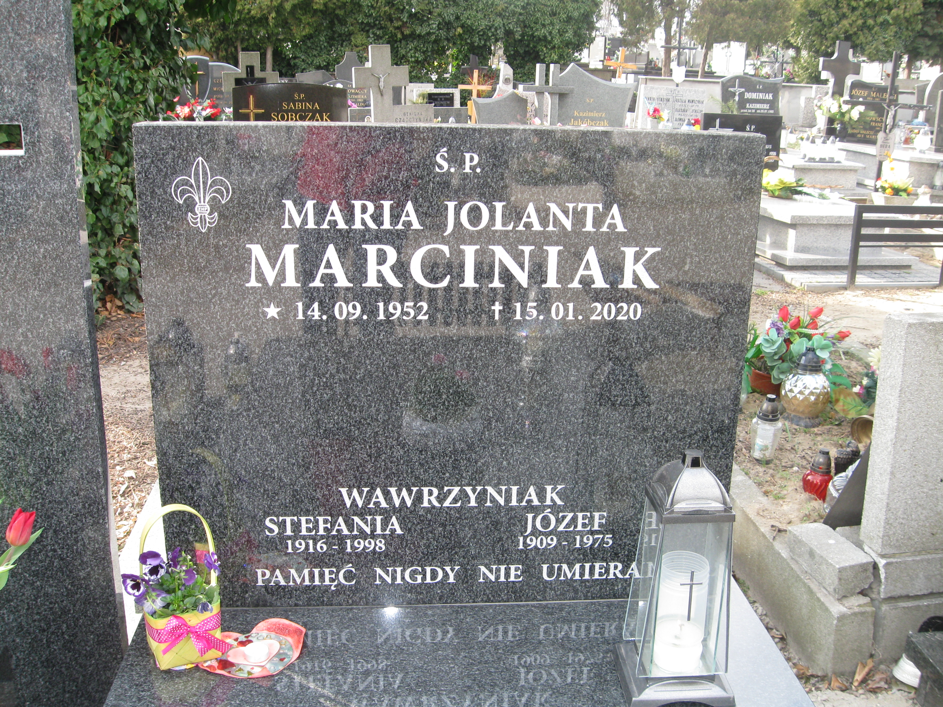 Maria Marciniak 1952 Kalisz św. Józefa Tyniecki 0302 - Grobonet - Wyszukiwarka osób pochowanych