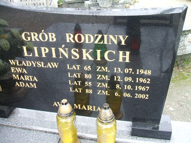 Grób Ewa Lipińska