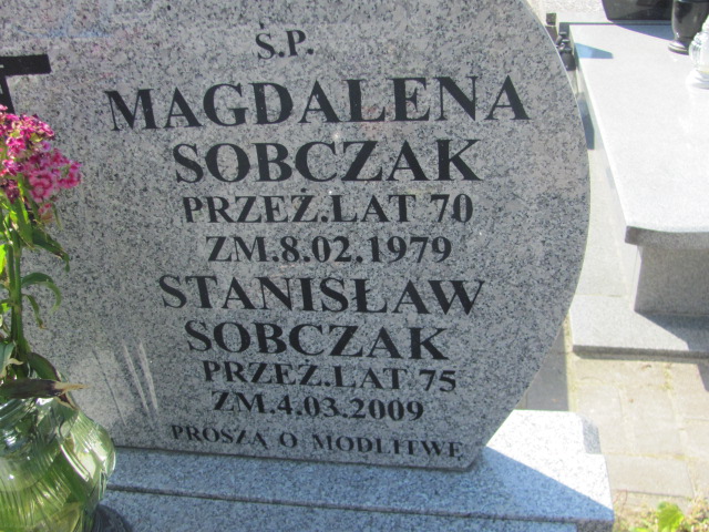 Magdalena Sobczak Kalisz św. Józefa Tyniecki 0302 - Grobonet - Wyszukiwarka osób pochowanych