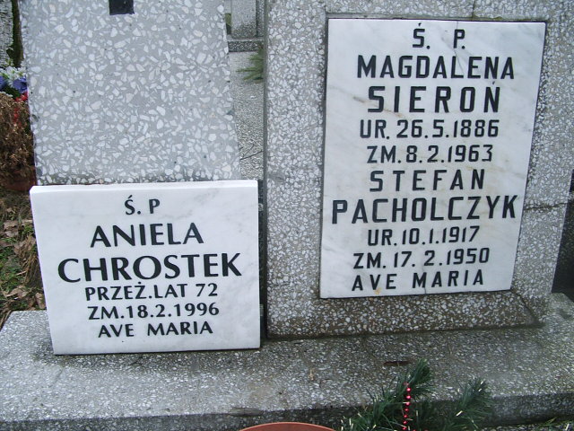 Magdalena Sieroń 1886 Kalisz św. Józefa Tyniecki 0302 - Grobonet - Wyszukiwarka osób pochowanych