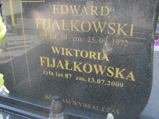 Wiktoria Fijałkowska 1921 Kalisz św. Józefa Tyniecki 0302 - Grobonet - Wyszukiwarka osób pochowanych