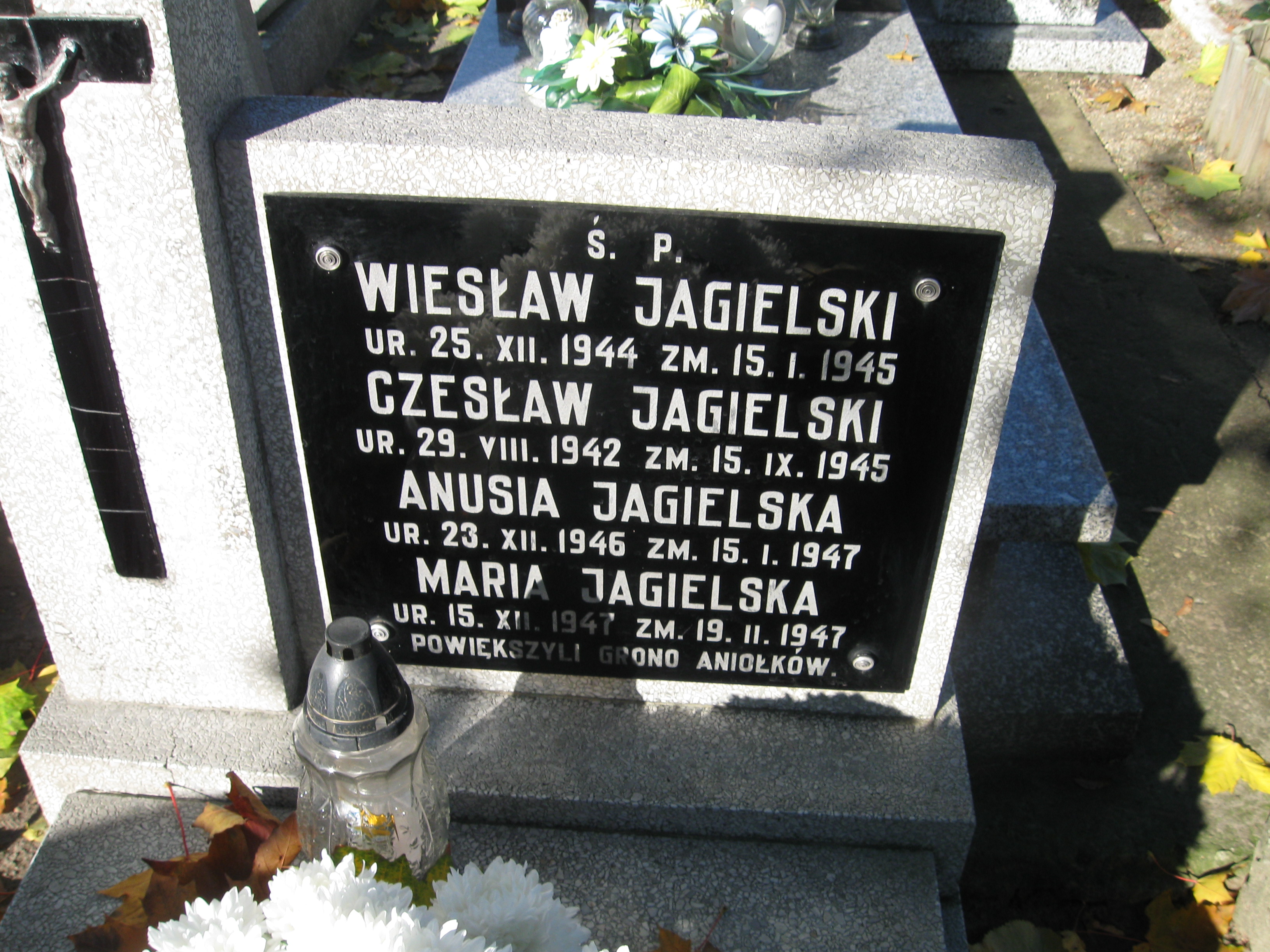 Anna Jagielska 1946 Kalisz św. Józefa Tyniecki 0302 - Grobonet - Wyszukiwarka osób pochowanych