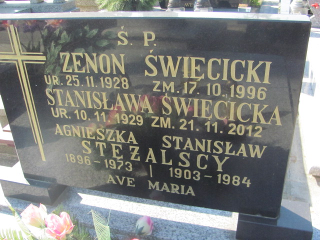 Stanisława Święcicka 1929 Kalisz św. Józefa Tyniecki 0302 - Grobonet - Wyszukiwarka osób pochowanych