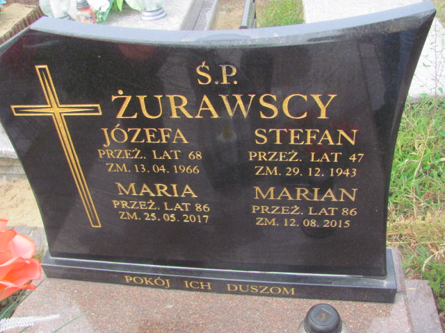 Maria Żurawska 1931 Kalisz św. Józefa Tyniecki 0302 - Grobonet - Wyszukiwarka osób pochowanych