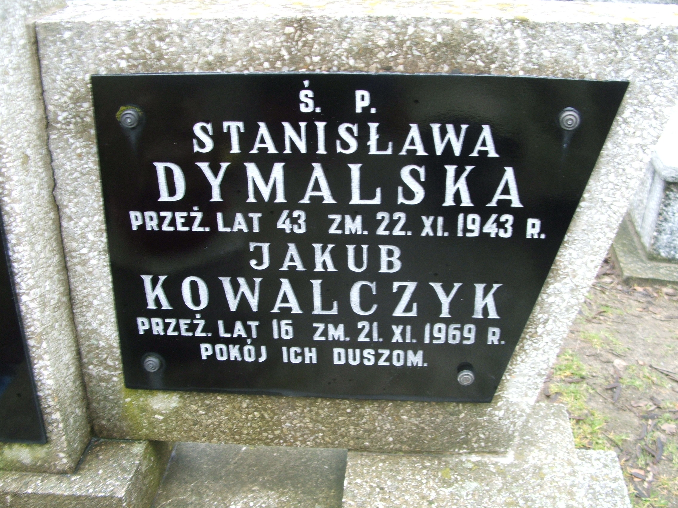 Jakub Kowalczyk 1953 Kalisz św. Józefa Tyniecki 0302 - Grobonet - Wyszukiwarka osób pochowanych