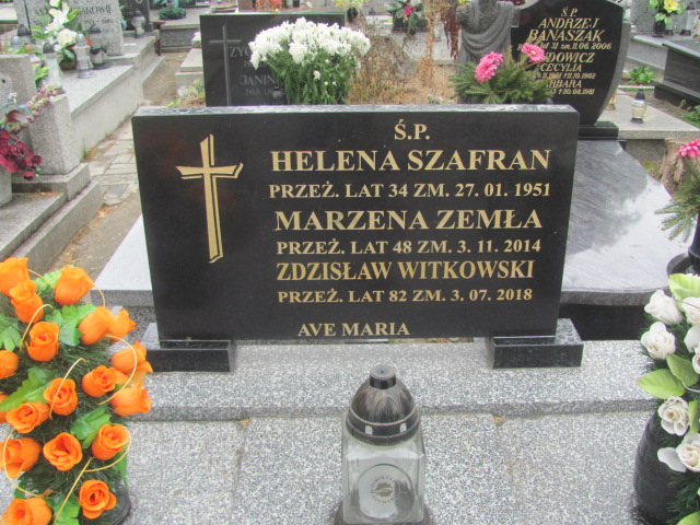 Marzena Zemła 1965 Kalisz św. Józefa Tyniecki 0302 - Grobonet - Wyszukiwarka osób pochowanych