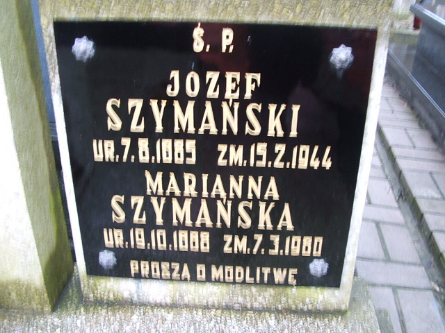 Ryszard Szymański 1949 Kalisz św. Józefa Tyniecki 0302 - Grobonet - Wyszukiwarka osób pochowanych