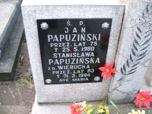  Papuziński Kalisz św. Józefa Tyniecki 0302 - Grobonet - Wyszukiwarka osób pochowanych