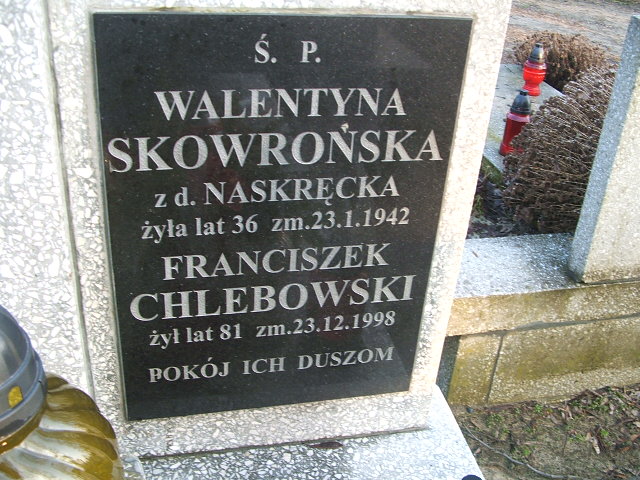 Franciszek Chlebowski Kalisz św. Józefa Tyniecki 0302 - Grobonet - Wyszukiwarka osób pochowanych