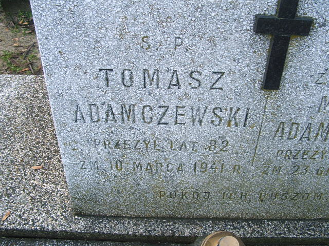 Maria Adamczewska Kalisz św. Józefa Tyniecki 0302 - Grobonet - Wyszukiwarka osób pochowanych