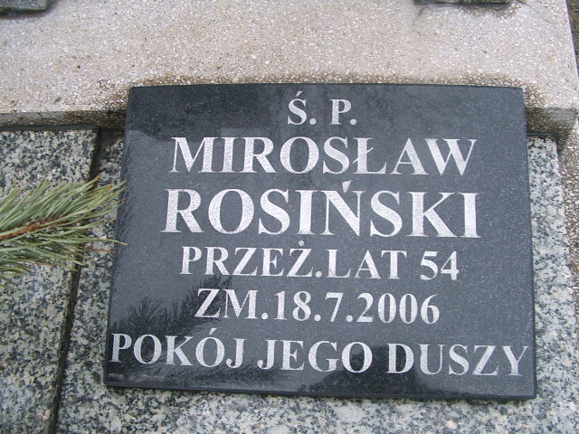 Andrzej Siciarek Kalisz św. Józefa Tyniecki 0302 - Grobonet - Wyszukiwarka osób pochowanych