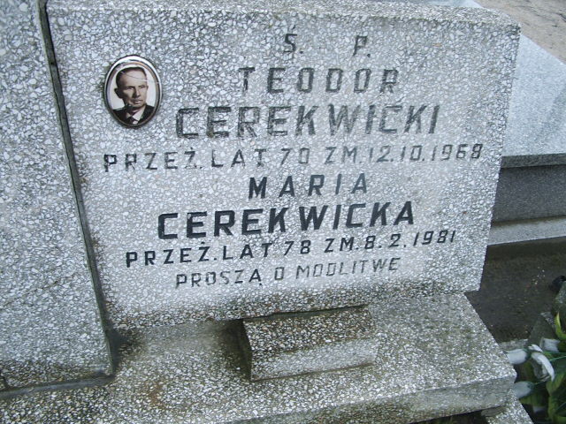 Maria Cerekwicka Kalisz św. Józefa Tyniecki 0302 - Grobonet - Wyszukiwarka osób pochowanych