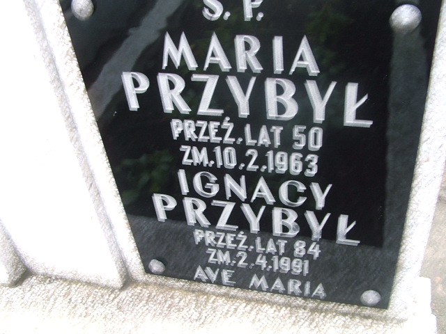 Ignacy Przybył Kalisz św. Józefa Tyniecki 0302 - Grobonet - Wyszukiwarka osób pochowanych