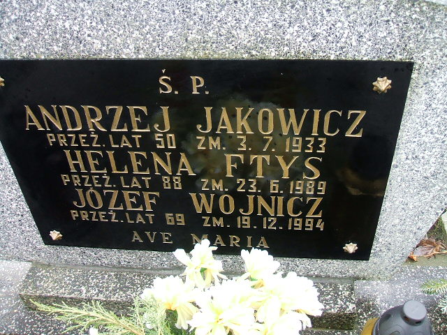 Janina Wojnicz 1930 Kalisz św. Józefa Tyniecki 0302 - Grobonet - Wyszukiwarka osób pochowanych