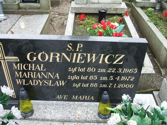 Marianna Górniewicz Kalisz św. Józefa Tyniecki 0302 - Grobonet - Wyszukiwarka osób pochowanych