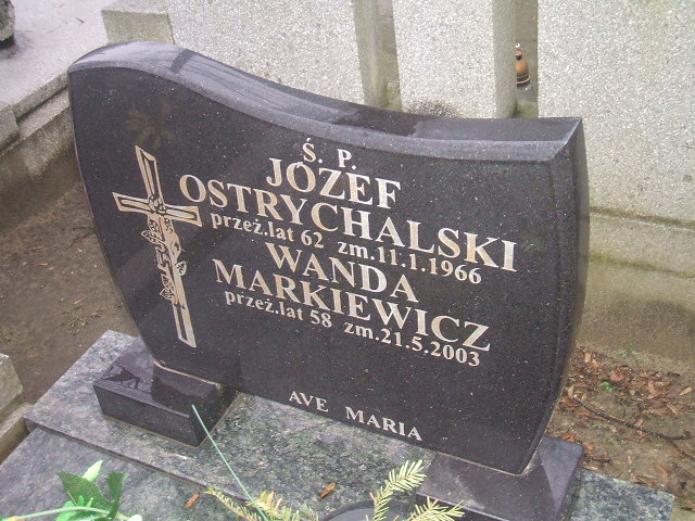 Wanda Markiewicz Kalisz św. Józefa Tyniecki 0302 - Grobonet - Wyszukiwarka osób pochowanych