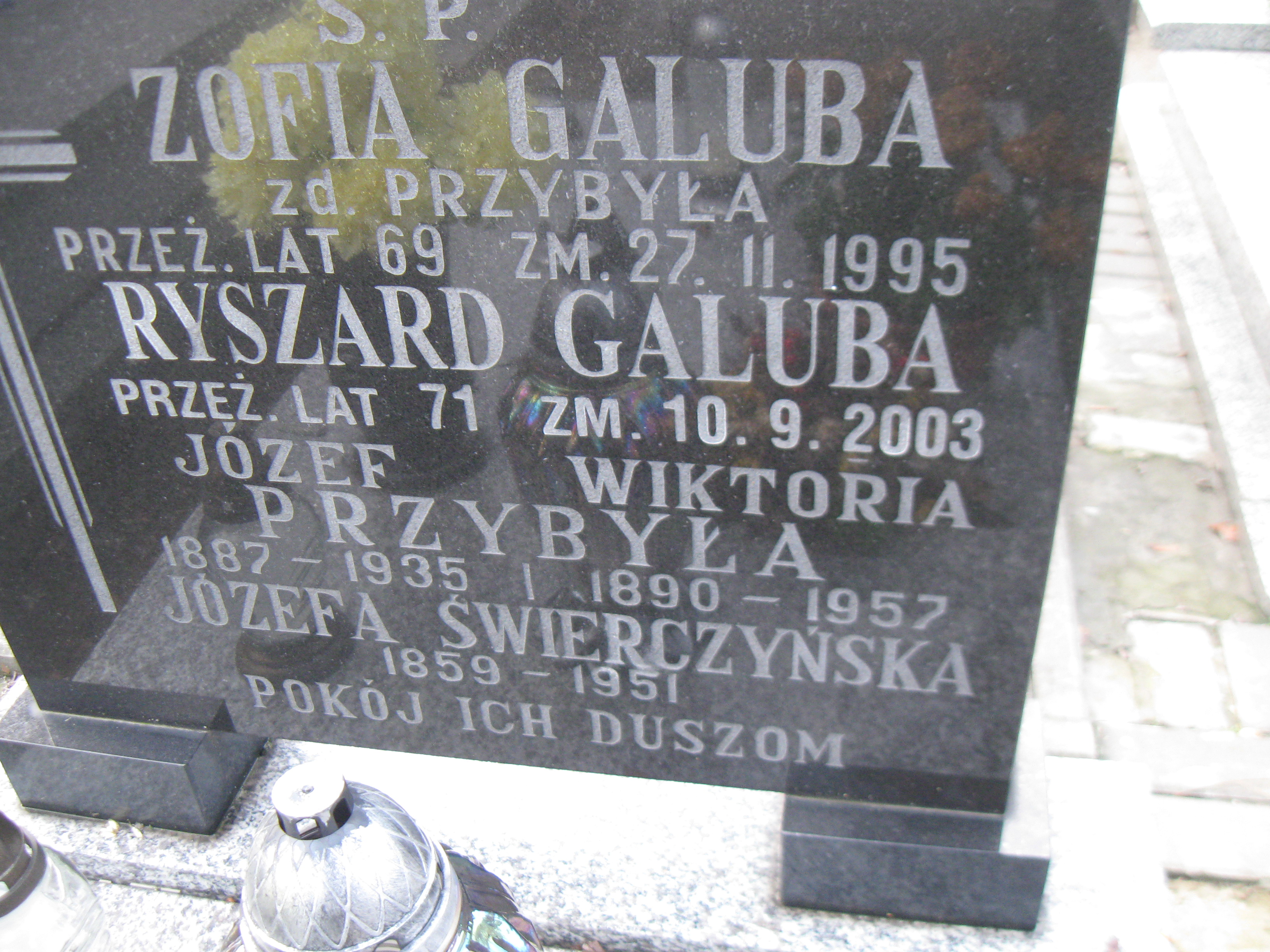 Zofia Galuba 1925 Kalisz św. Józefa Tyniecki 0302 - Grobonet - Wyszukiwarka osób pochowanych