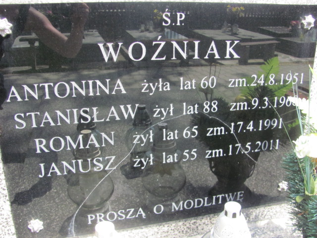 Józefa Woźniak 1931 Kalisz św. Józefa Tyniecki 0302 - Grobonet - Wyszukiwarka osób pochowanych