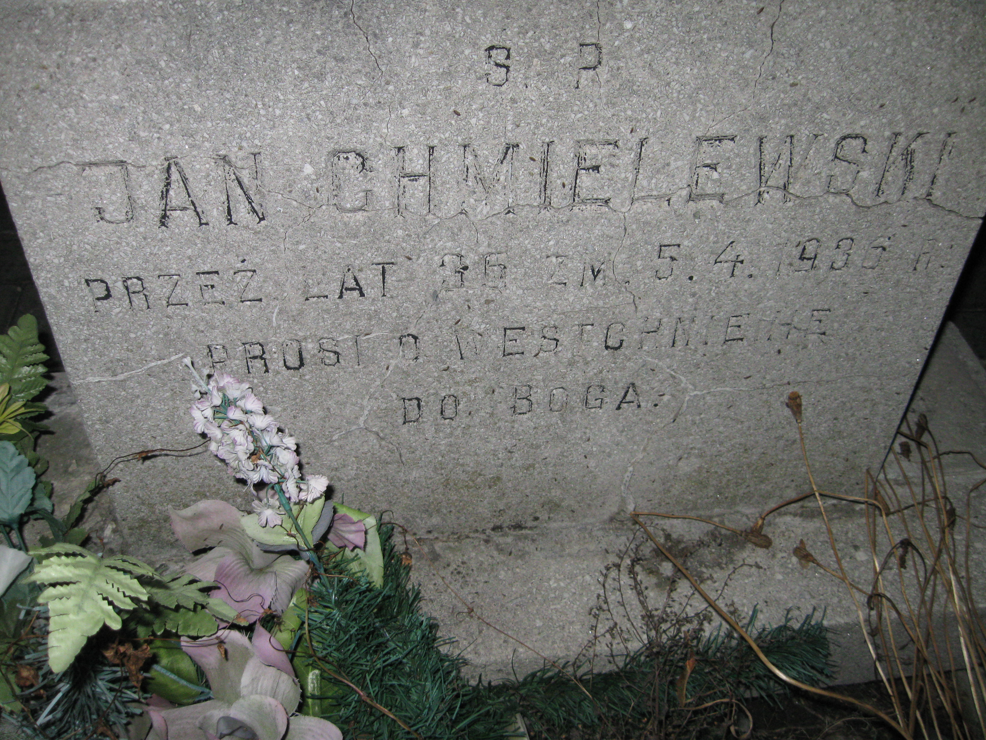 Jan Chmielewski 1899 Kalisz św. Józefa Tyniecki 0302 - Grobonet - Wyszukiwarka osób pochowanych