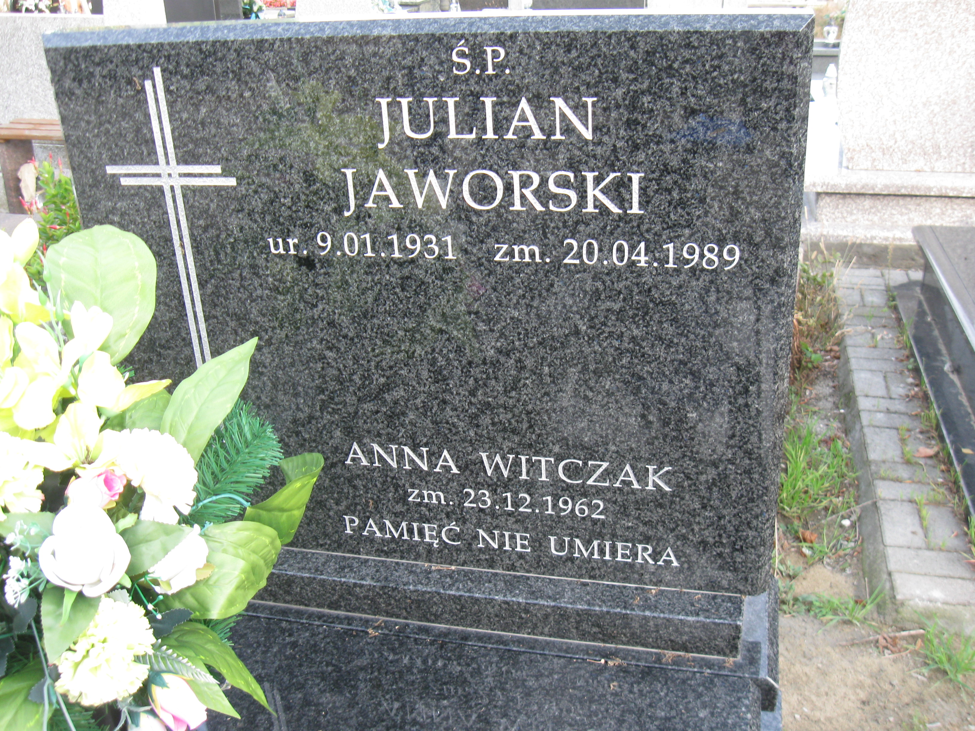 Anna Witczak 1928 Kalisz św. Józefa Tyniecki 0302 - Grobonet - Wyszukiwarka osób pochowanych
