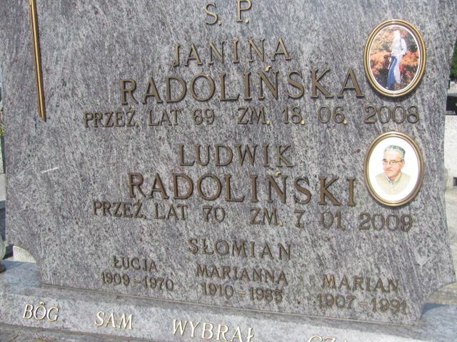 Janina Radolińska 1939 Kalisz św. Józefa Tyniecki 0302 - Grobonet - Wyszukiwarka osób pochowanych