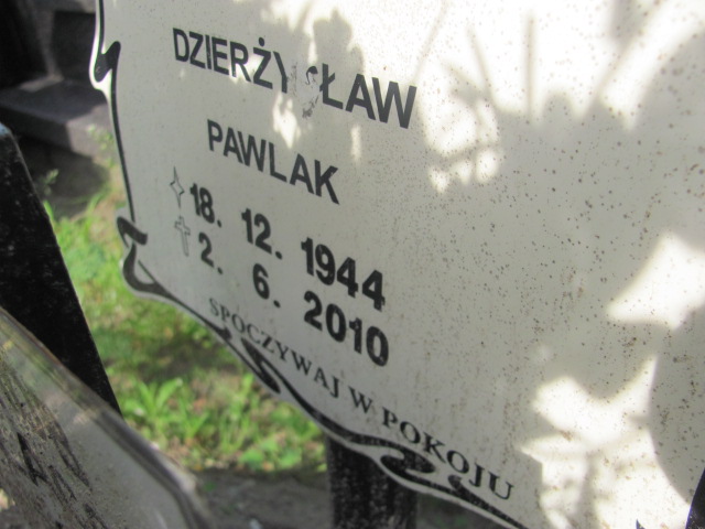 Dzierżysław Pawlak 1944 Kalisz św. Józefa Tyniecki 0302 - Grobonet - Wyszukiwarka osób pochowanych