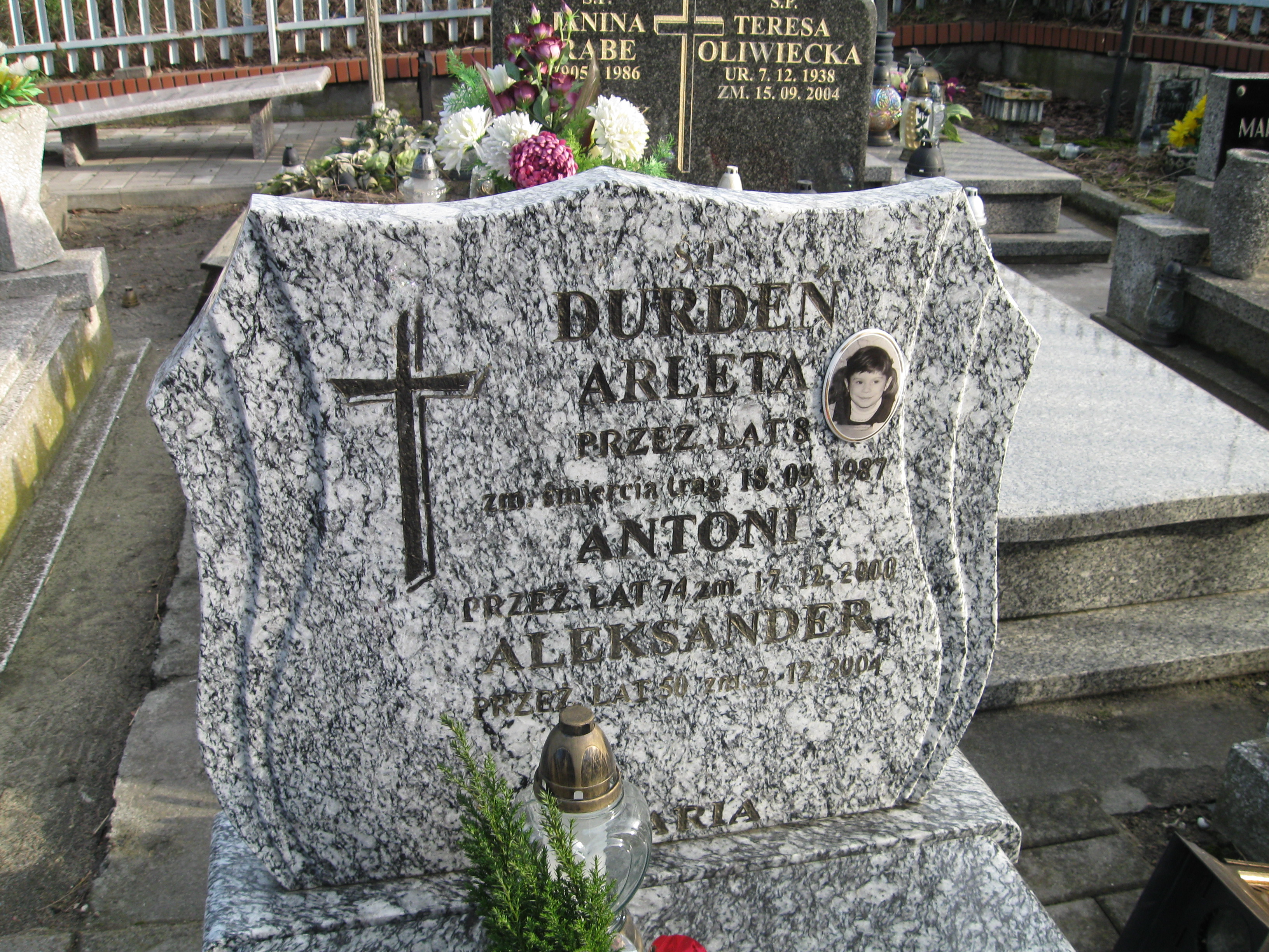 Antoni Durdeń 1926 Kalisz św. Józefa Tyniecki 0302 - Grobonet - Wyszukiwarka osób pochowanych