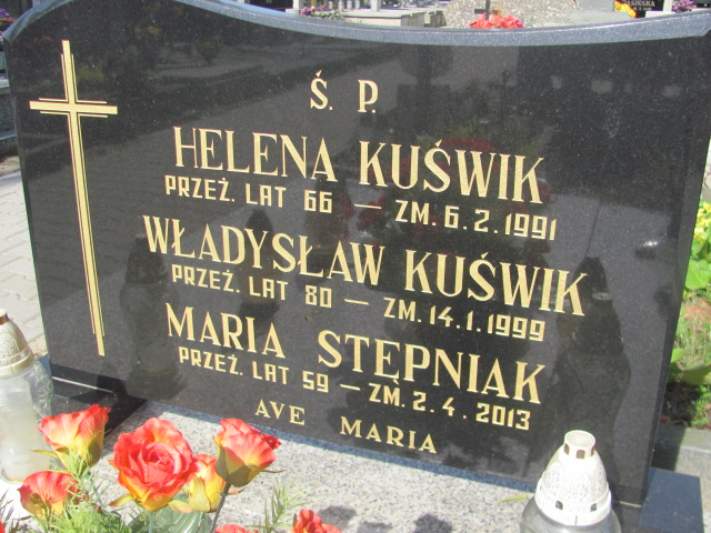 Maria Stępniak 1953 Kalisz św. Józefa Tyniecki 0302 - Grobonet - Wyszukiwarka osób pochowanych