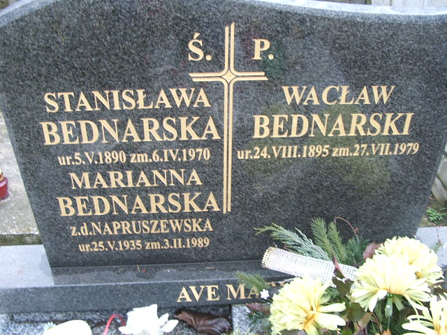 Marianna Bednarska 1935 Kalisz św. Józefa Tyniecki 0302 - Grobonet - Wyszukiwarka osób pochowanych