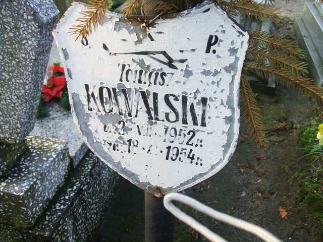 Tomasz Kowalski 1952 Kalisz św. Józefa Tyniecki 0302 - Grobonet - Wyszukiwarka osób pochowanych