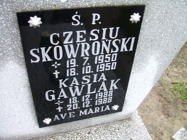 Katarzyna Gawlak 1988 Kalisz św. Józefa Tyniecki 0302 - Grobonet - Wyszukiwarka osób pochowanych
