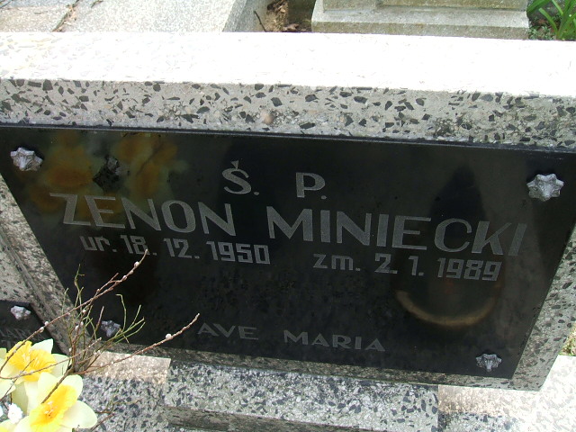Zenon Miniecki 1950 Kalisz św. Józefa Tyniecki 0302 - Grobonet - Wyszukiwarka osób pochowanych