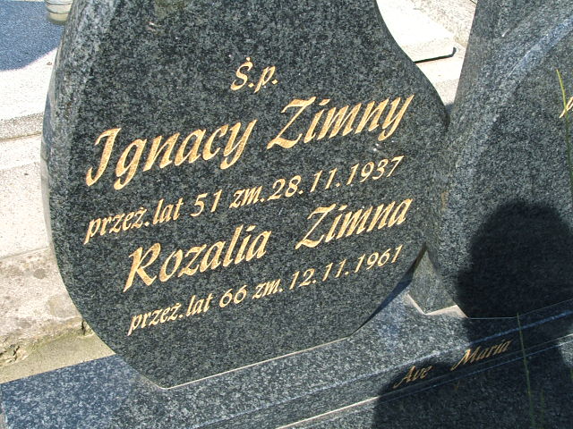 Halina Zimna 1940 Kalisz św. Józefa Tyniecki 0302 - Grobonet - Wyszukiwarka osób pochowanych