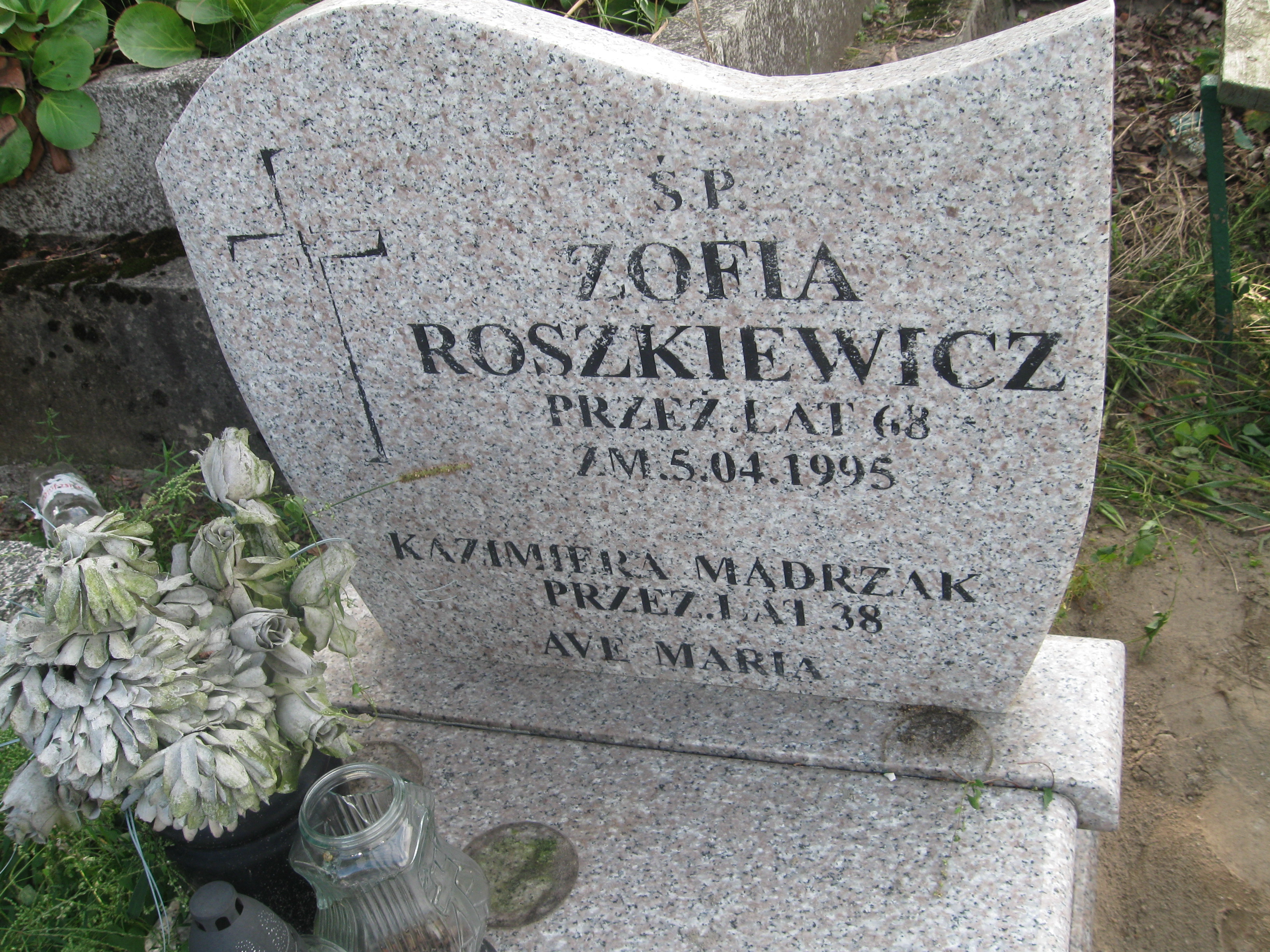 Zofia Roszkiewicz Kalisz św. Józefa Tyniecki 0302 - Grobonet - Wyszukiwarka osób pochowanych