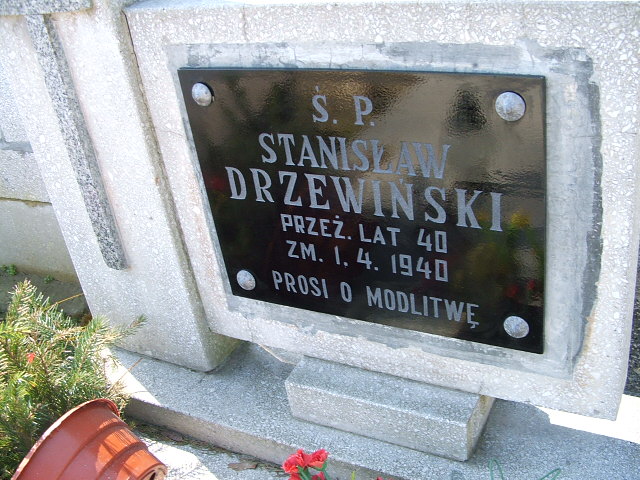Stanisław Drzewiński Kalisz św. Józefa Tyniecki 0302 - Grobonet - Wyszukiwarka osób pochowanych