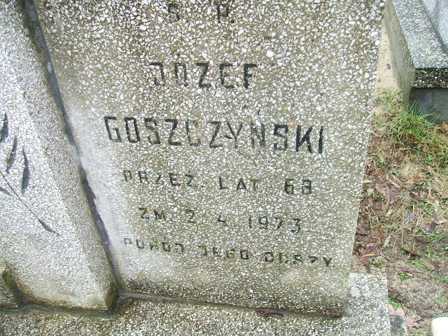 Józef Goszczyński 1904 Kalisz św. Józefa Tyniecki 0302 - Grobonet - Wyszukiwarka osób pochowanych