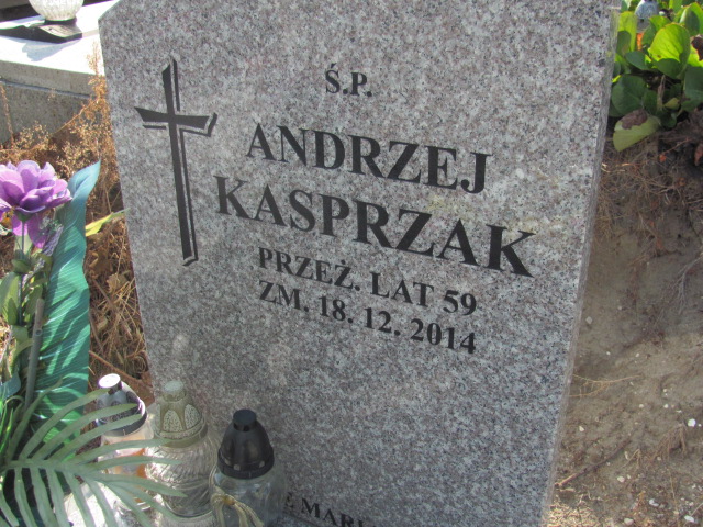 Andrzej Kasprzak 1955 Kalisz św. Józefa Tyniecki 0302 - Grobonet - Wyszukiwarka osób pochowanych