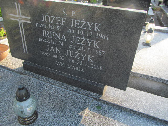 Jan Jeżyk 1946 Kalisz św. Józefa Tyniecki 0302 - Grobonet - Wyszukiwarka osób pochowanych