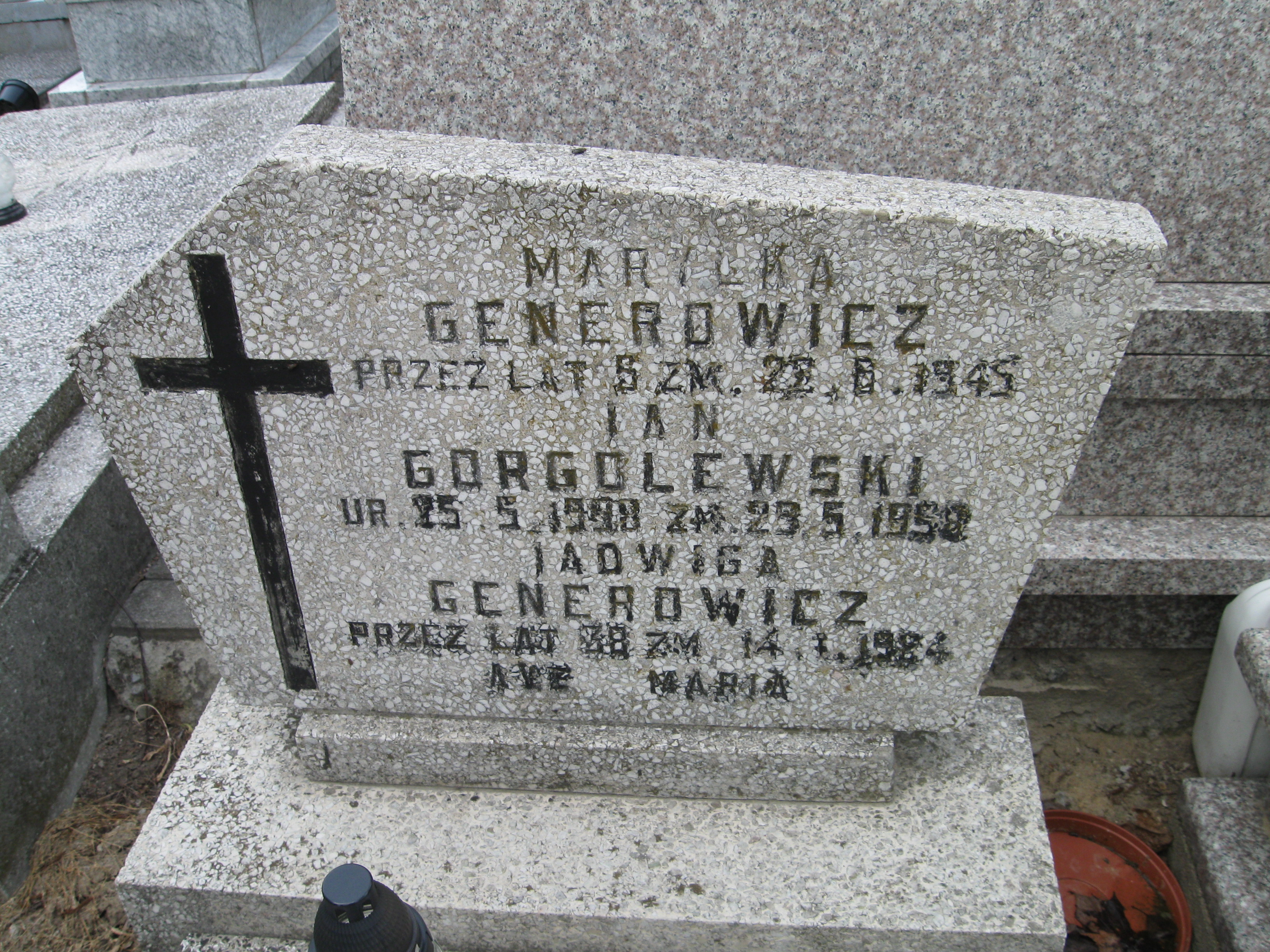 Jan Gorgolewski 1958 Kalisz św. Józefa Tyniecki 0302 - Grobonet - Wyszukiwarka osób pochowanych