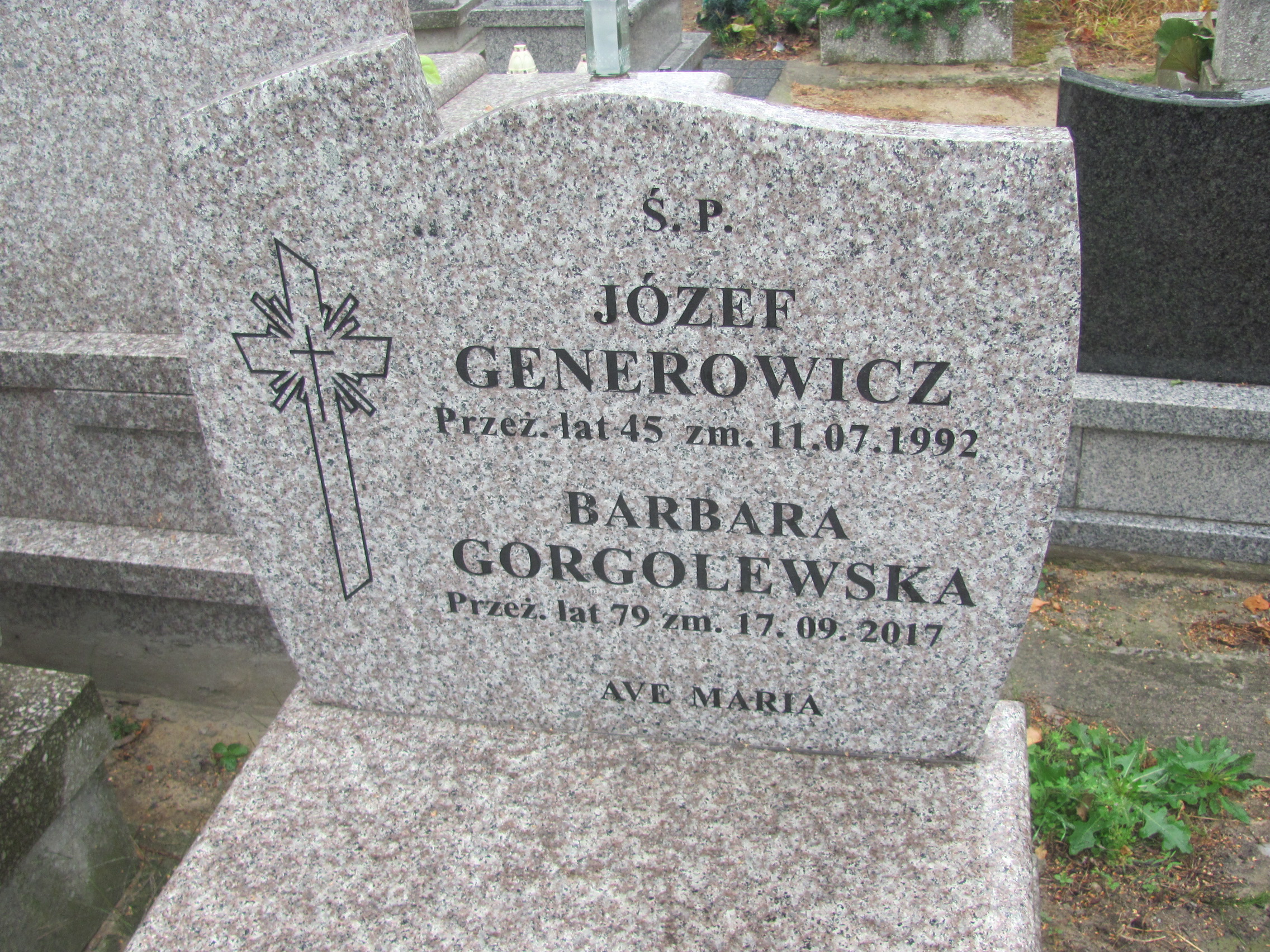 Barbara Gorgolewska 1938 Kalisz św. Józefa Tyniecki 0302 - Grobonet - Wyszukiwarka osób pochowanych