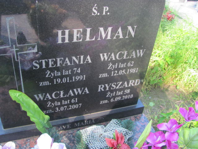 Ryszard Helman 1952 Kalisz św. Józefa Tyniecki 0302 - Grobonet - Wyszukiwarka osób pochowanych