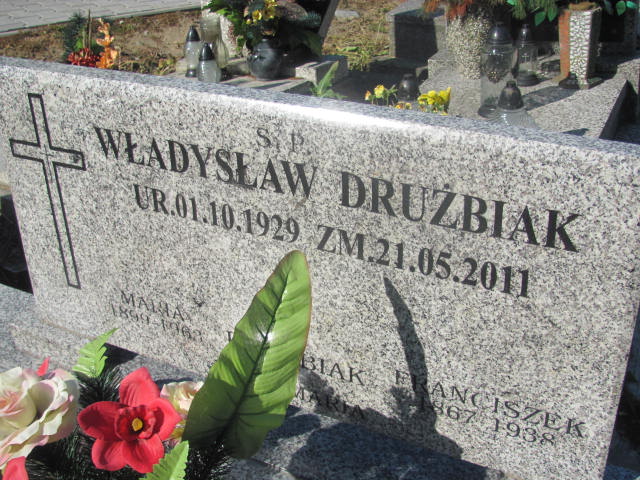 Władysław Drużbiak 1929 Kalisz św. Józefa Tyniecki 0302 - Grobonet - Wyszukiwarka osób pochowanych