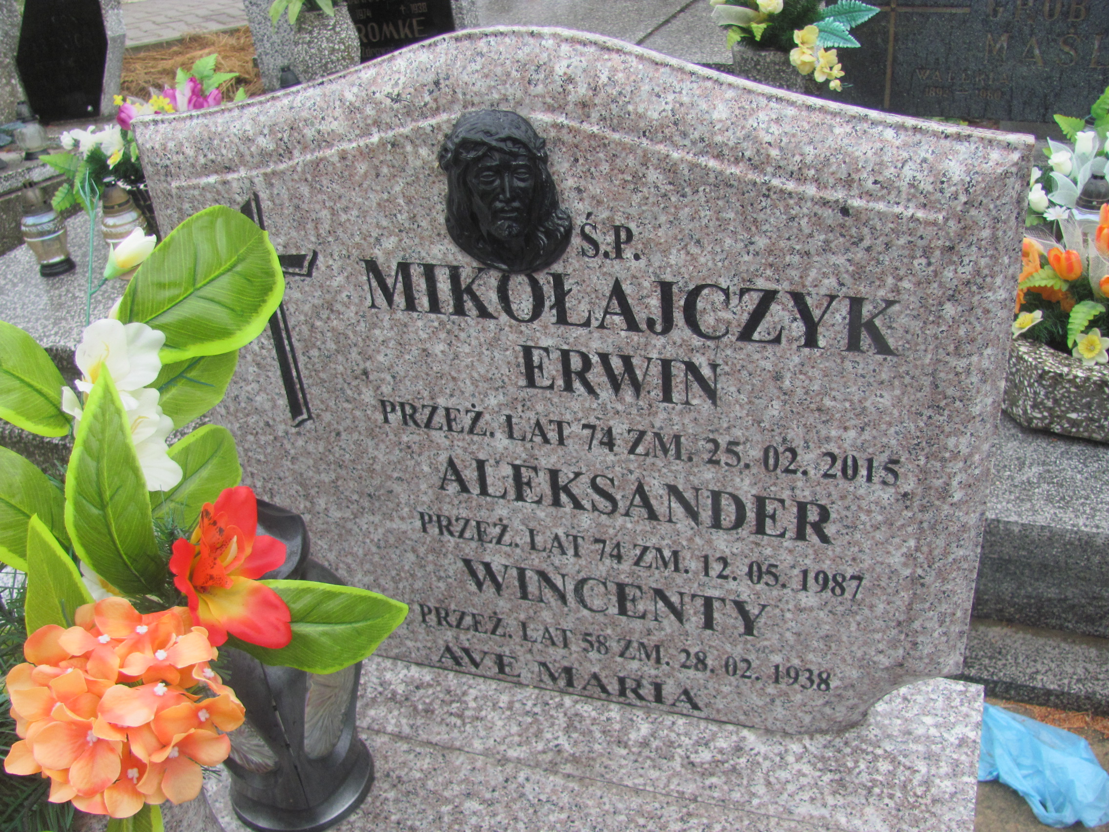 Erwin Mikołajczyk 1941 Kalisz św. Józefa Tyniecki 0302 - Grobonet - Wyszukiwarka osób pochowanych