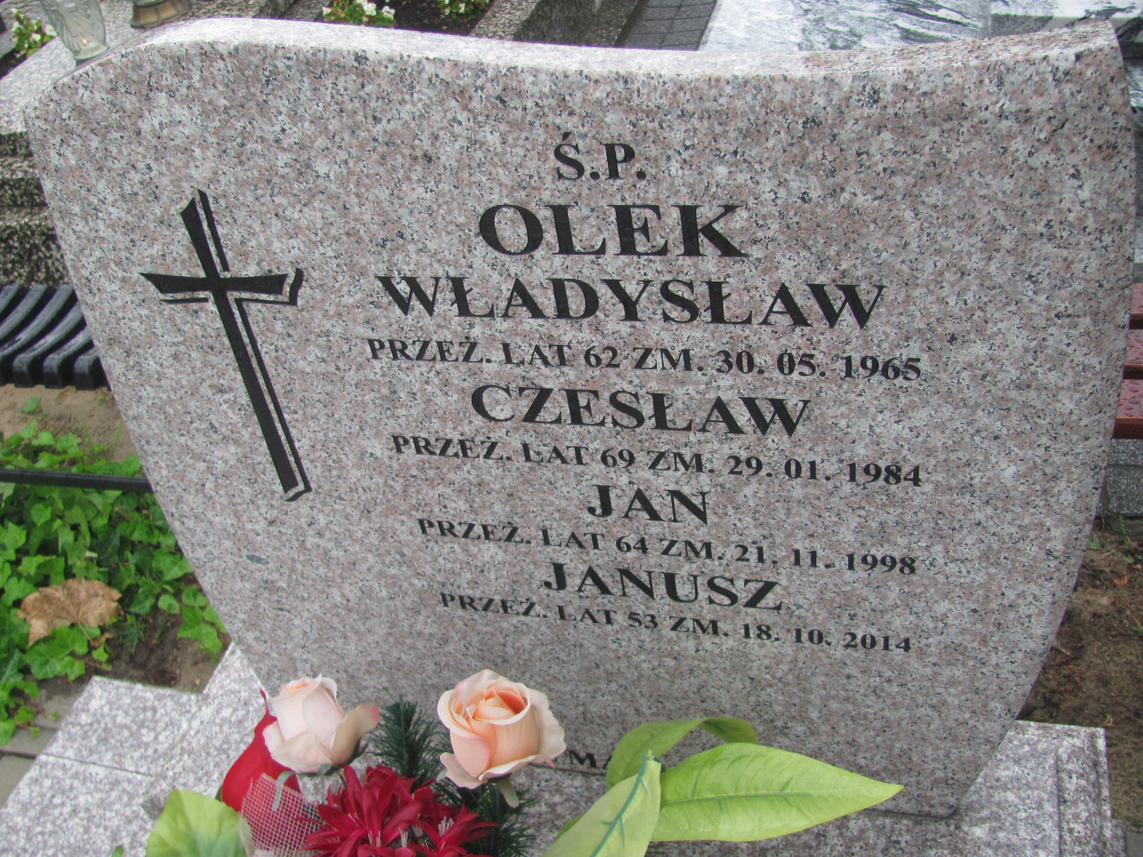 Jan Olek Kalisz św. Józefa Tyniecki 0302 - Grobonet - Wyszukiwarka osób pochowanych