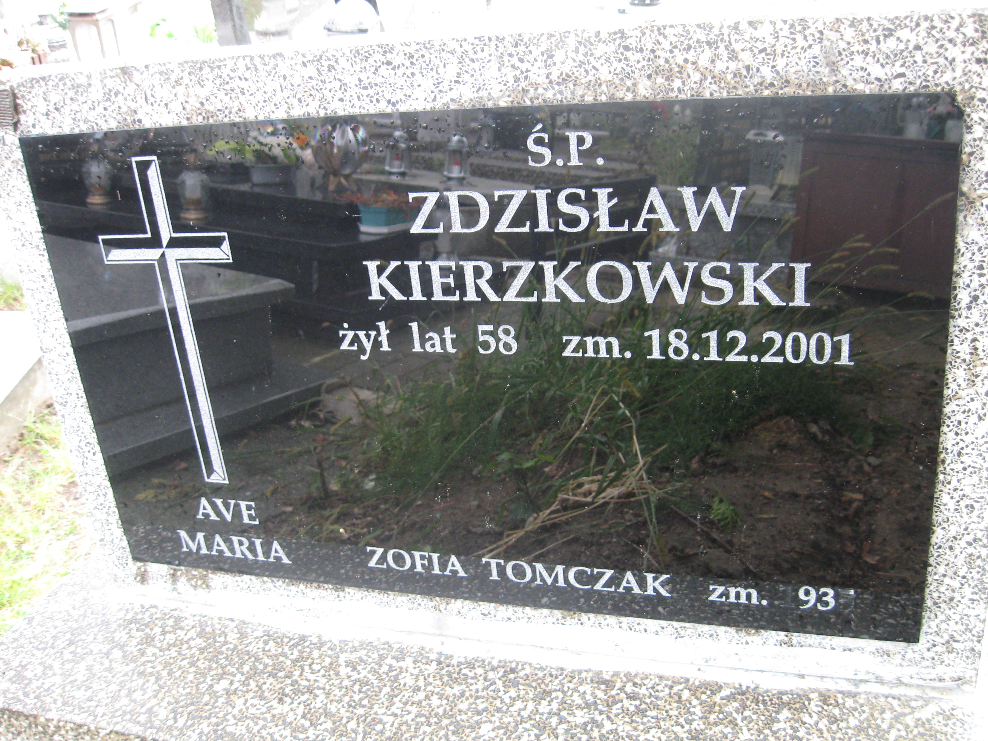 Zdzisław Kierzkowski Kalisz św. Józefa Tyniecki 0302 - Grobonet - Wyszukiwarka osób pochowanych