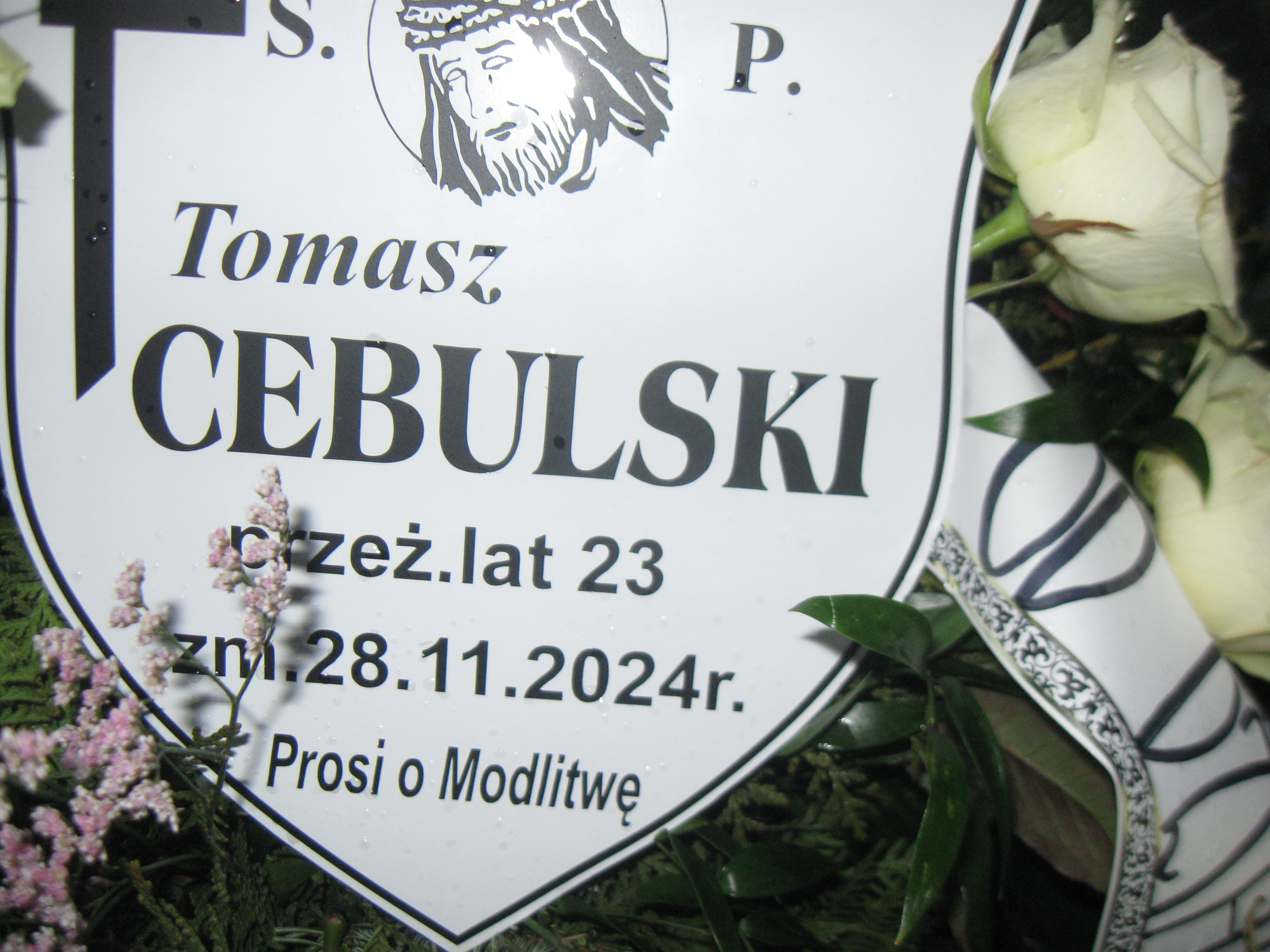 Tomasz Cebulski 2001 Kalisz św. Józefa Tyniecki 0302 - Grobonet - Wyszukiwarka osób pochowanych