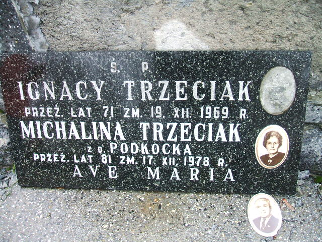 Michalina Trzeciak Kalisz św. Józefa Tyniecki 0302 - Grobonet - Wyszukiwarka osób pochowanych