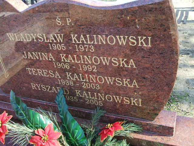 Grób Teresa Kalinowska