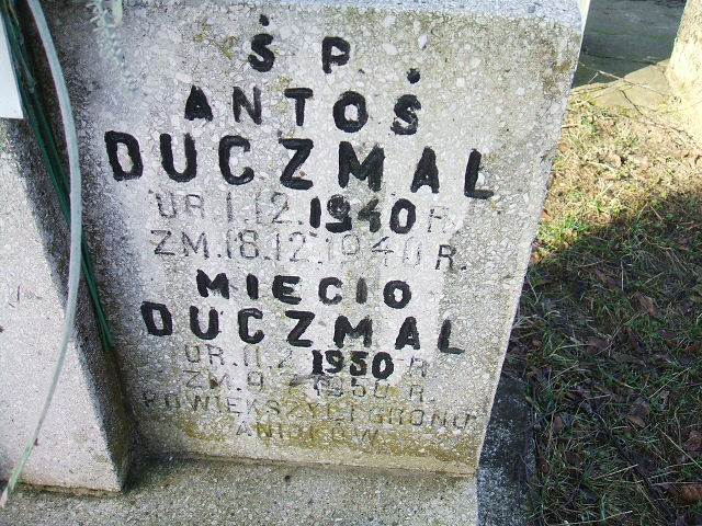 Antoni Duczmak 1940 Kalisz św. Józefa Tyniecki 0302 - Grobonet - Wyszukiwarka osób pochowanych
